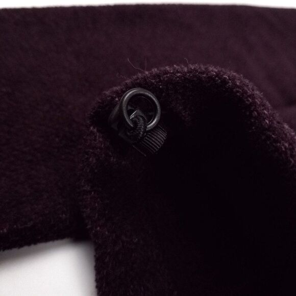 NORTH FACE Burgundy Polartec Fleece Zip Sweater Teddy Jacket Small Gorpcore - Picture 6 of 9